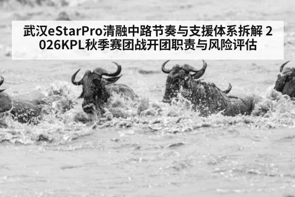 武汉eStarPro清融中路节奏与支援体系拆解 2026KPL秋季赛团战开团职责与风险评估